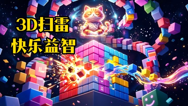 3D扫雷消除,快乐益智,休闲有趣‼️截图