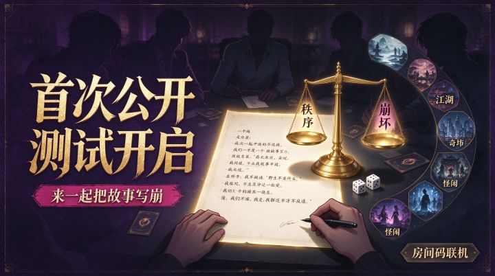 《命运纸笔:故事派对》首次公开测试开始!截图