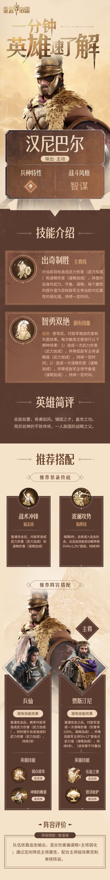 一分钟英雄速了解——汉尼巴尔