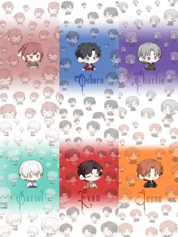 光与夜之恋✖️全男主小鼻嘎｜主题壁纸🧸