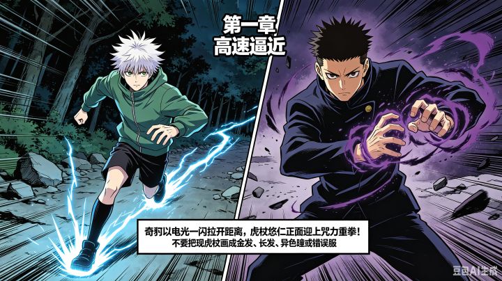 【跨番对决】奇犽VS虎杖悠仁截图