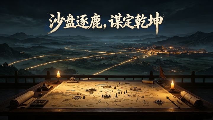 《谋定天下》沙盘群雄争霸，运筹帷幄一统大陆截图