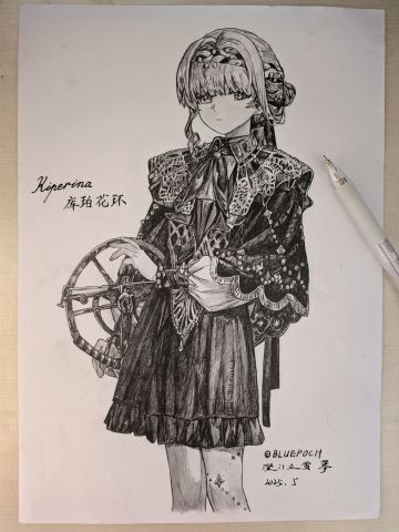 [铅笔手绘]库珀花环•洞悉一