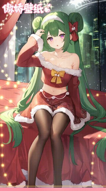 圣诞快到啦~欧尼酱~魂姬们也穿上圣诞礼服来派发礼物了ovo