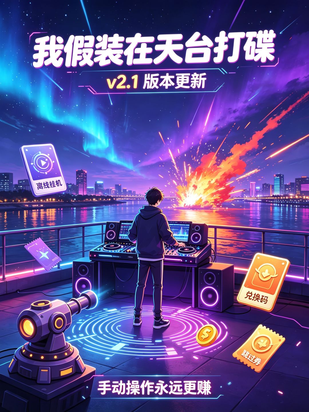 《我在天台假装打碟》v2.1 更新日志 2