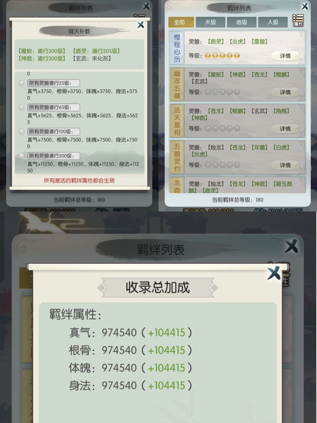 化形羁绊的属性加完了 1