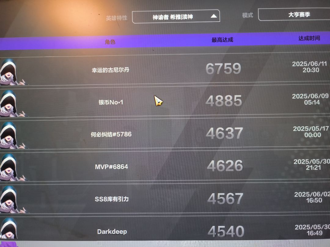 阿宽排行榜有人开挂 1