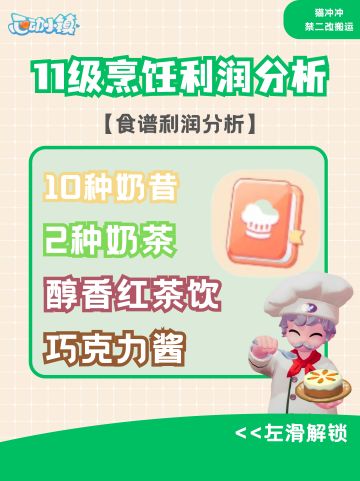 11级烹饪食谱利润分析