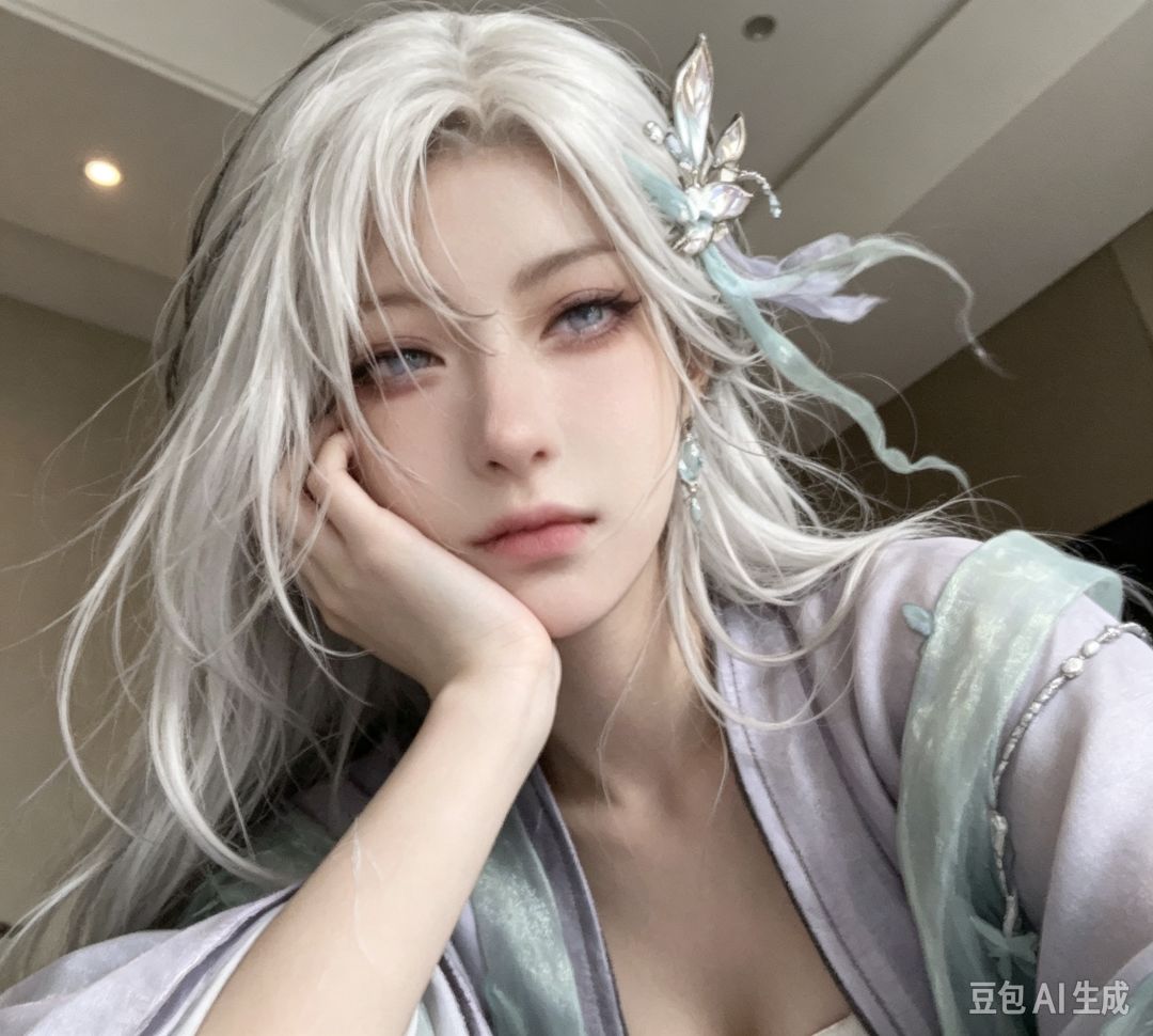 分享一下用豆包整的鬼谷八荒女角色的AI图 17