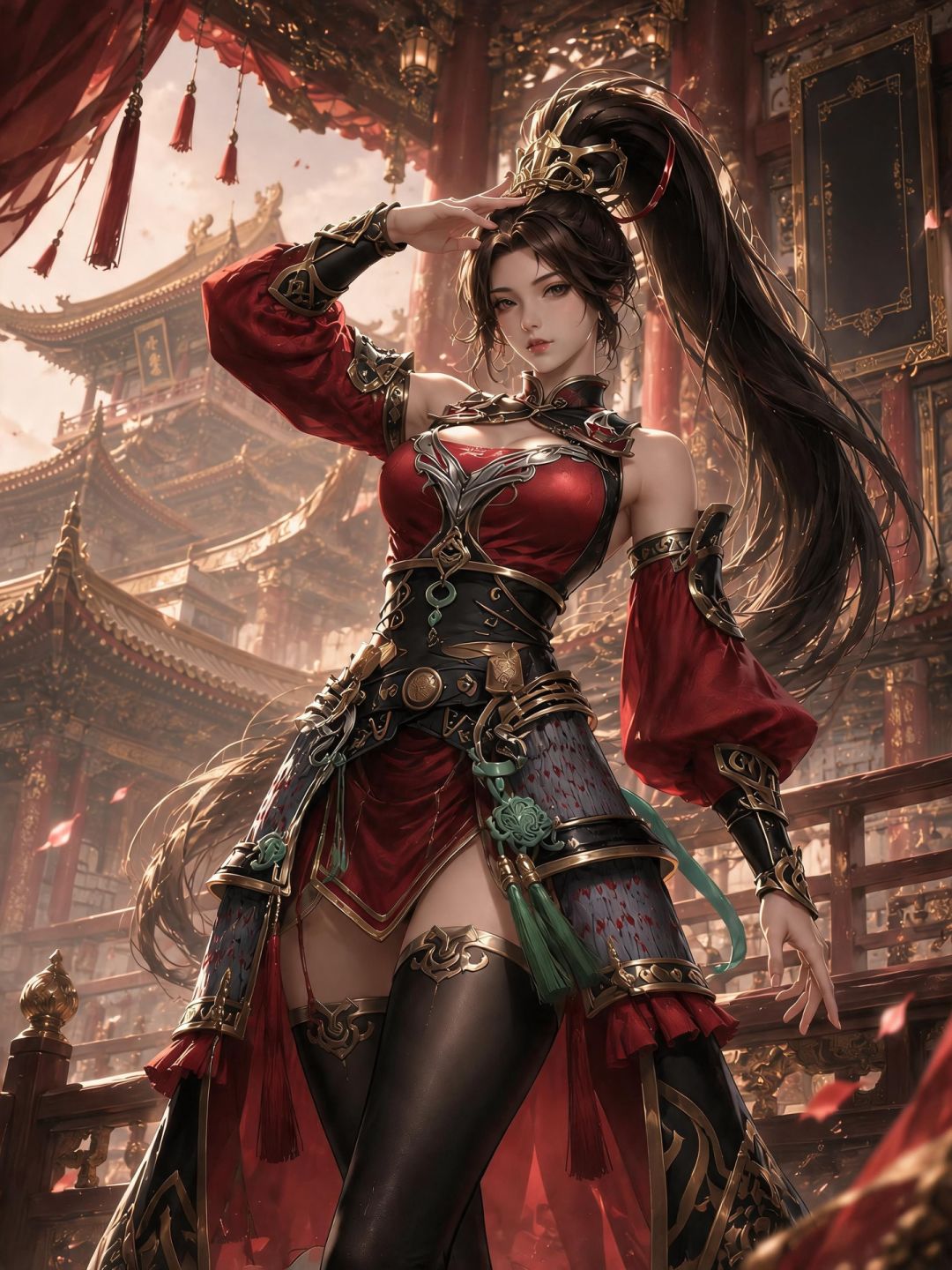 弯弓策马呈肝胆,巾帼何必让须眉? 2