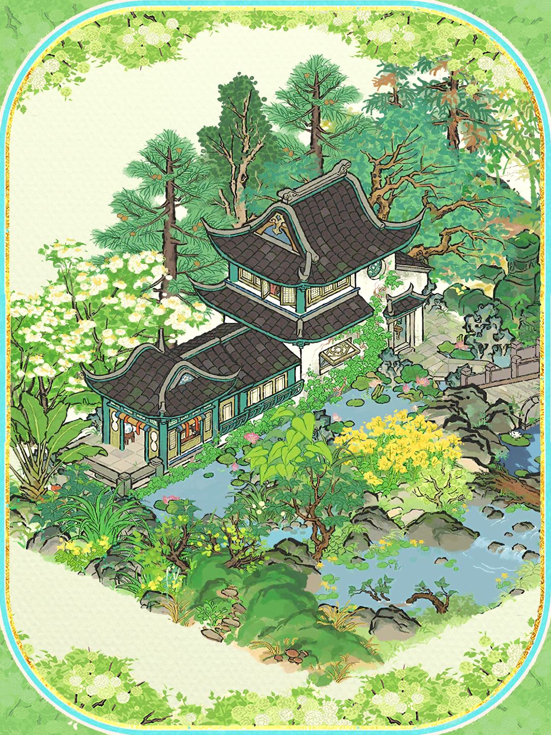 【月影桥】返场啦,和碧水楼台完美衔接‼️ 2