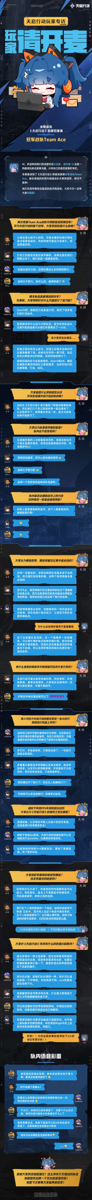 玩家请开麦丨群星招募赛冠军Team Ace专访