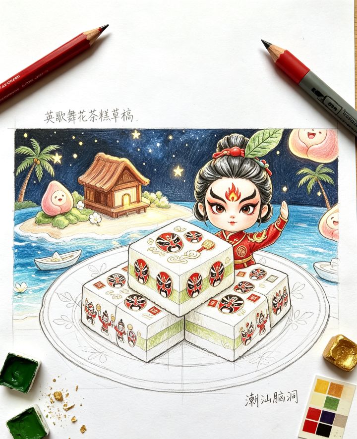 甜品师转行做游戏艾草凉糕英歌舞做游戏关卡截图