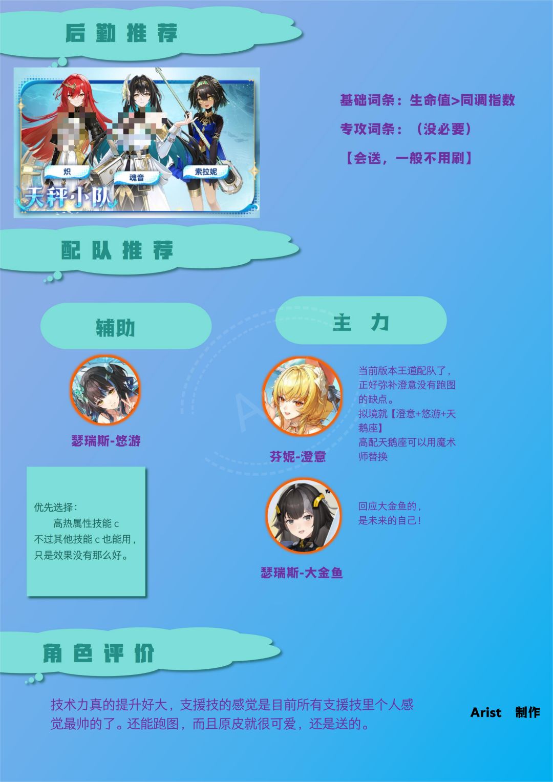 【瑟瑞斯-悠游】一图流攻略来啦~ 2
