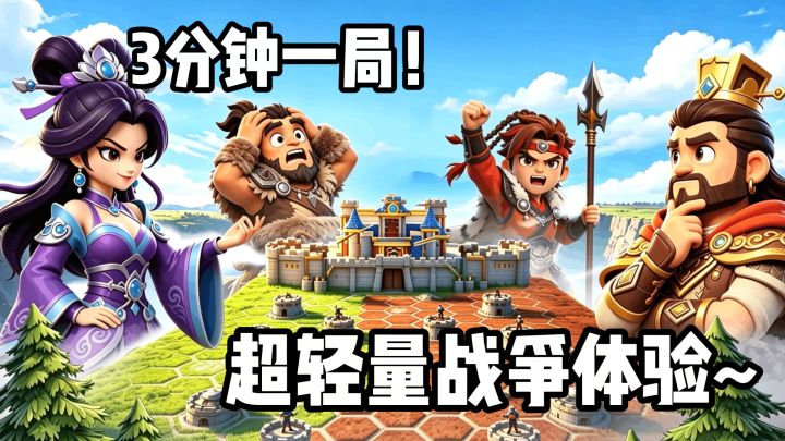 翻格子,养军队,招英雄,三分钟就可以打完一局的战争体验~!截图