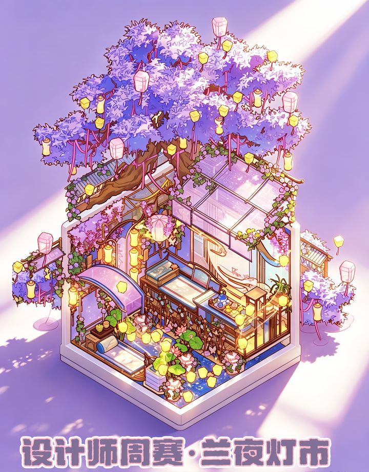 设计师周赛•兰夜灯市截图