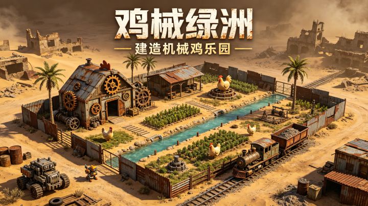 战斗鸡小队出击!《鸡械绿洲》抵御铺天盖地的植物敌人截图