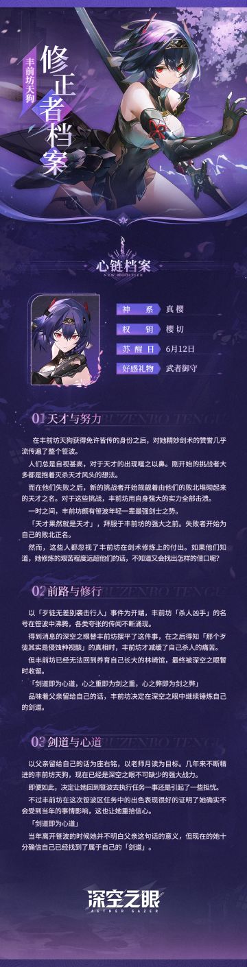 修正者档案|绯染·丰前坊天狗情报追加！