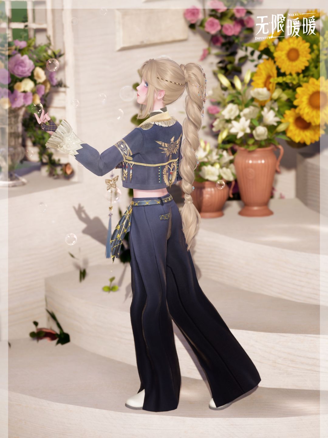 fashion拖地裤 1