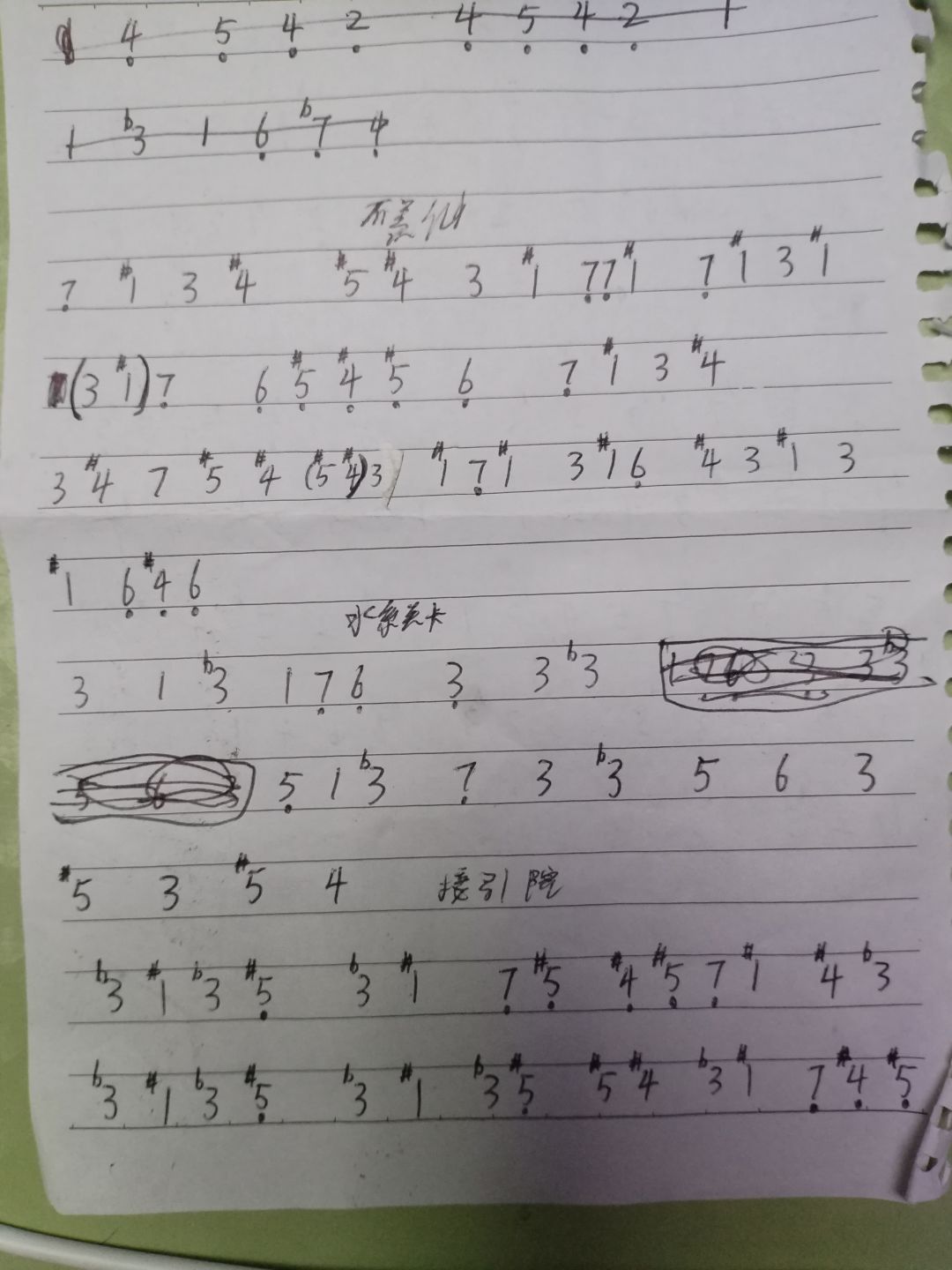 又扒了点不入流的谱 1