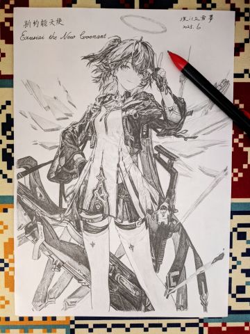 [铅笔手绘]新约能天使·精英一
