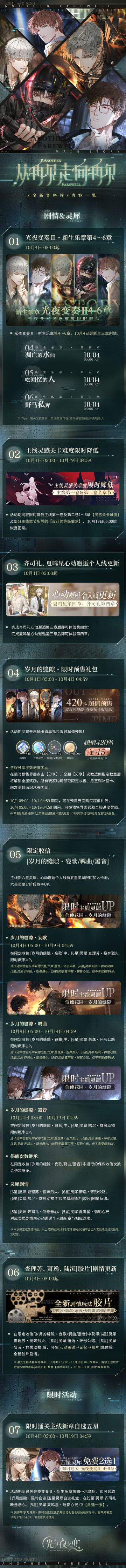 从再见走向再见 | 资料片更新内容一览