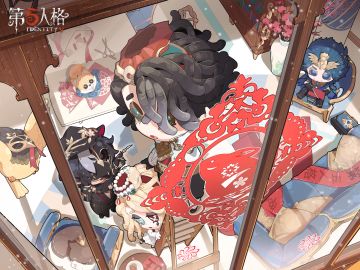 #第五人格# #第五人格五兔呈祥#
吉祥贴满窗，愿侦探们兔年心想事成~