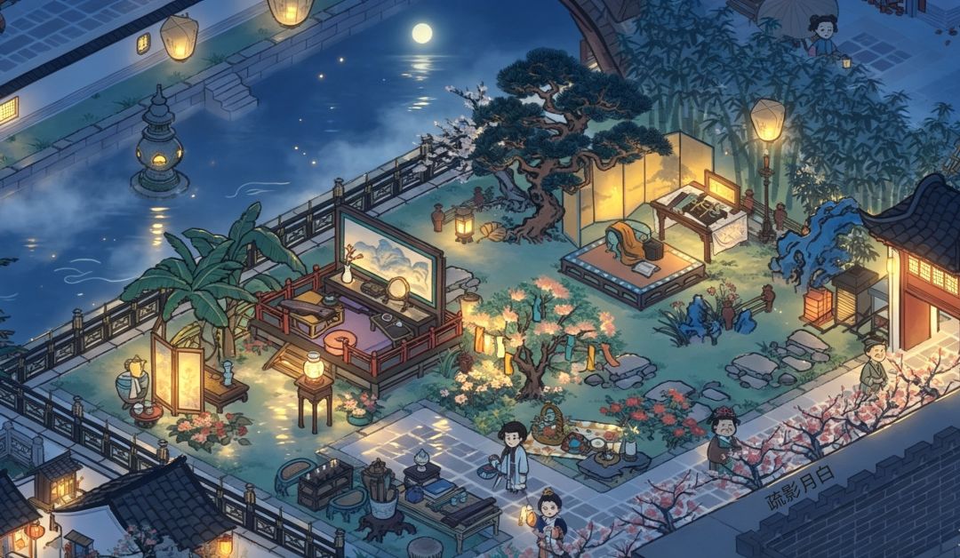 也是在江南百景图过上中秋夜了 2