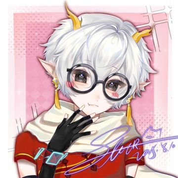 【10rの稿件展示】白毛真的好难画呃呃啊😨