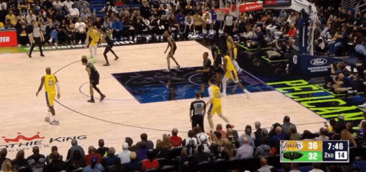 1月7日NBA赛事精彩瞬间截图