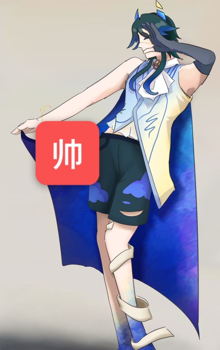 这两张图是某魔丸同一天画出来的东西截图