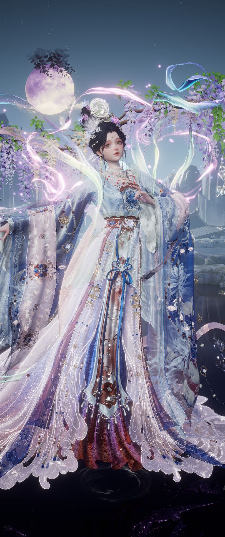 过玩呐突然想起来给嫦娥染个前八色盘截图