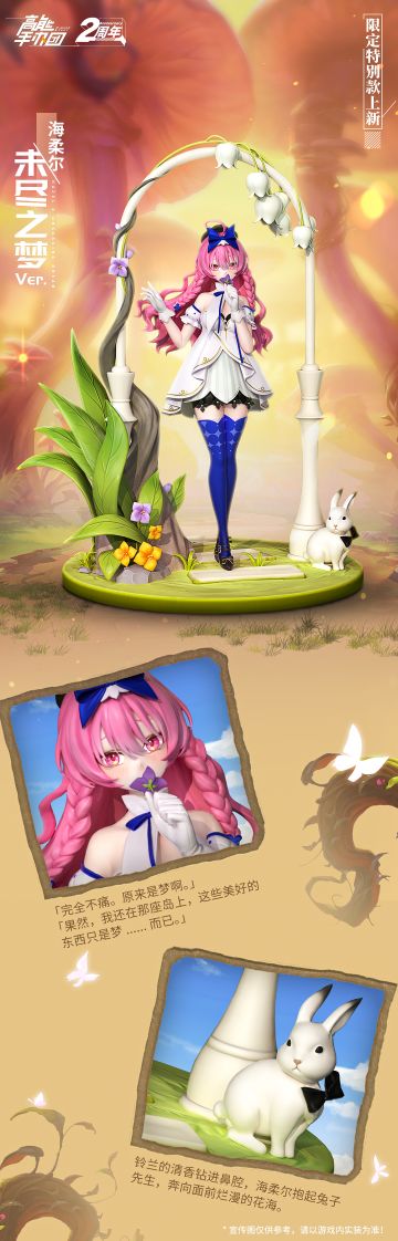 躲入梦中的胆小菇，限定特别款“海柔尔·未尽之梦Ver.” 涂装完成