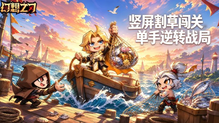 竖屏割草闯关，单手逆转战局截图