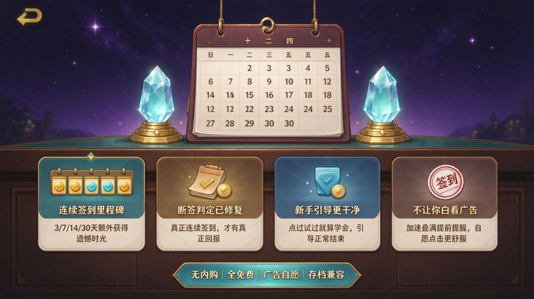 《时间当铺》v1.3.0:坚持,是有回报的 📅 2