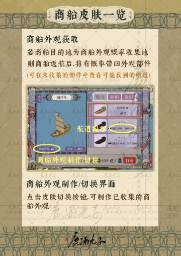 市舶司商船皮肤一览