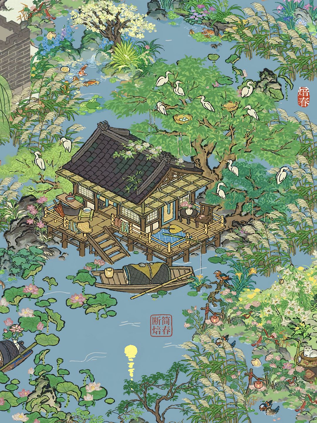 白鹭与芦苇 1