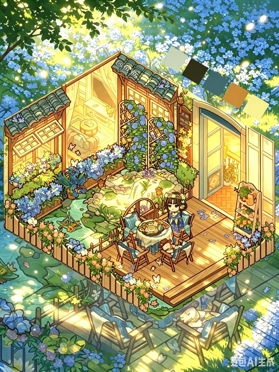 田园小屋微场景,互赞必回❗ 2