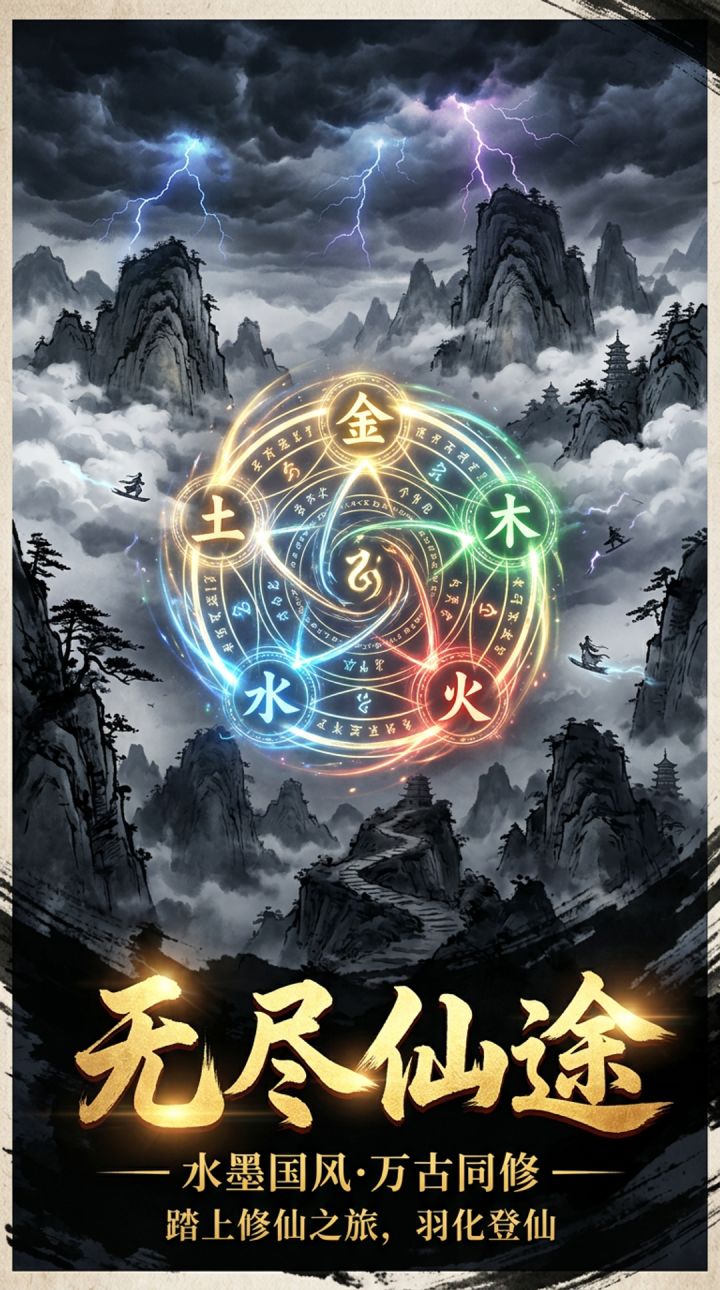 《无尽仙途:仙术转转转 》核心玩法——转法阵与仙术充能组合截图