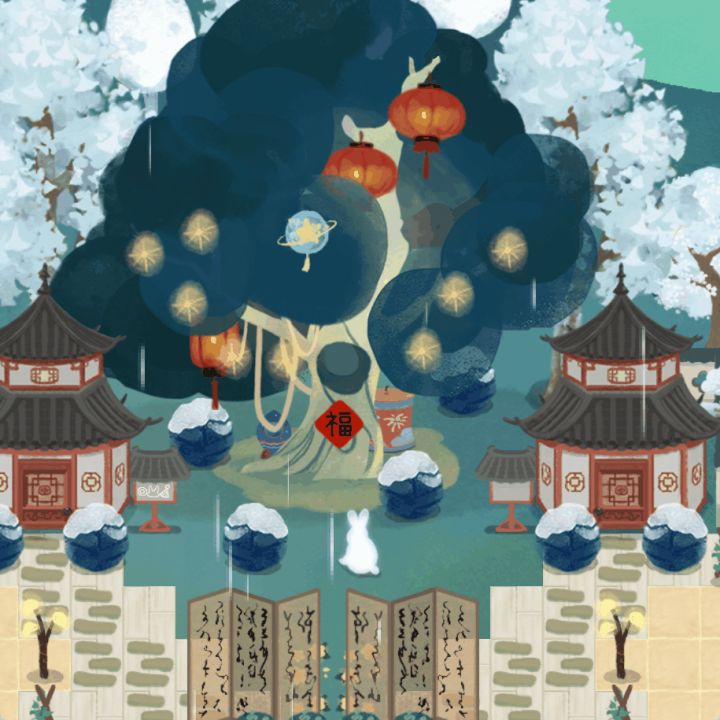 终于满级啦看看我装修的小院子截图