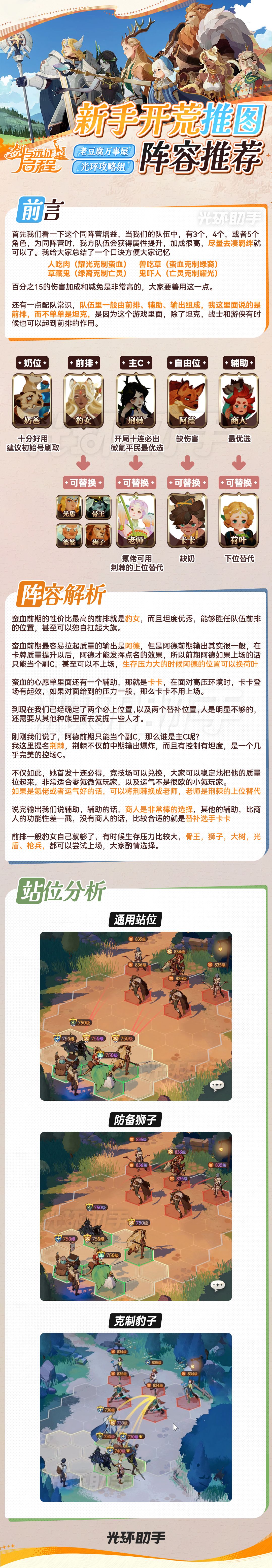 【公测攻略】新手开荒推图一图流（附讲解）截图