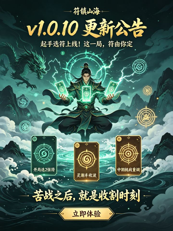 《符镇山海》v1.0.10 更新公告截图