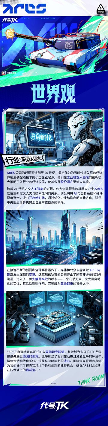 「《代号TK》世界观介绍！科技企业ARES公司