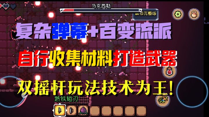 百变流派弹幕玩法!打造装备爽快刷怪!【阿彻威尔奇妙冒险】截图
