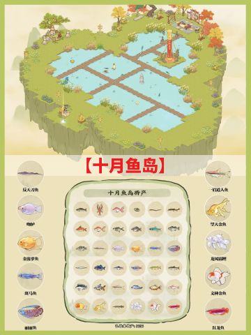 【十月鱼岛】全图鉴及钓鱼攻略总结🎣
