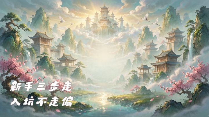 新手入坑三步走，省去半月试错路截图