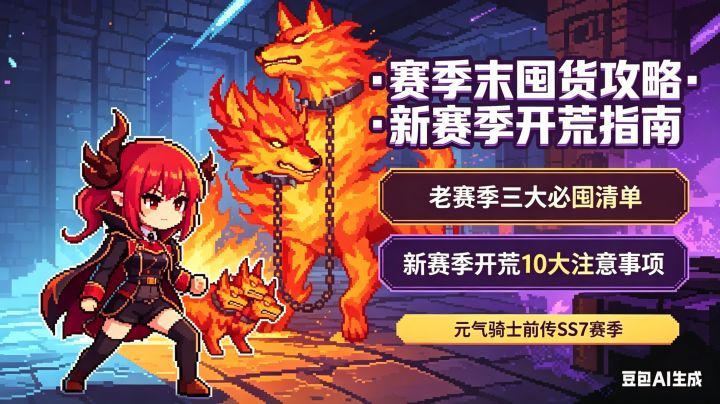 [元气骑士前传SS7赛季]赛季末囤货攻略，一个视频教你不花冤枉钱截图