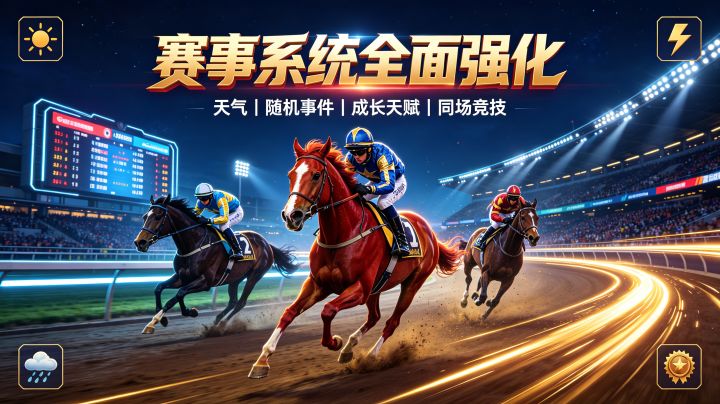 🐴 《马场经营模拟》更新公告截图