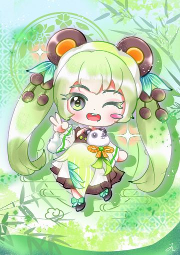 【暴吵萌厨|同人二创】青筠摇月💚✨