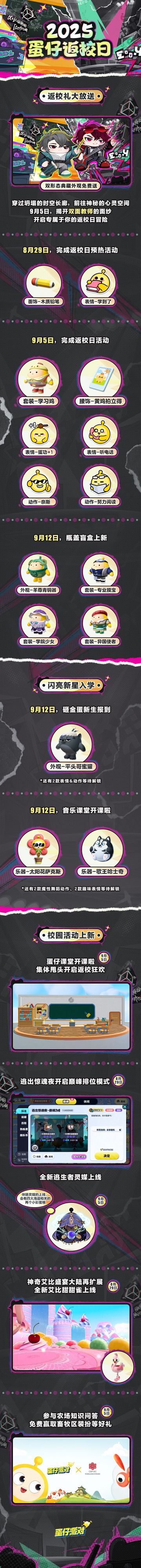 蛋仔岛开学在即，你应该了解...